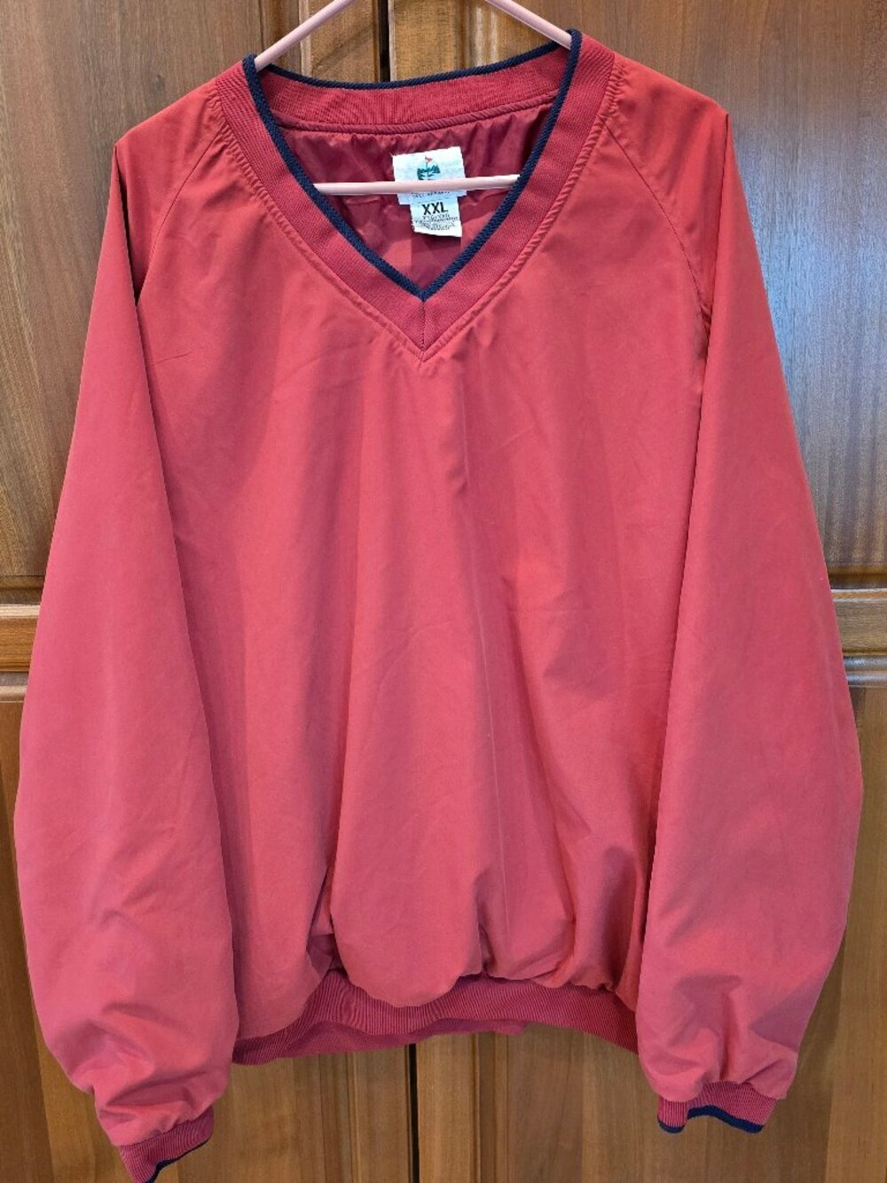 RARE Outdoor World Golf Apparel Rain Jacket red XXL